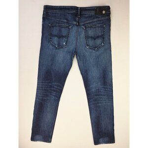 Diesel Size 33X32 Mens Buster Stretch Regular Slim Tapered Button Fly Jeans USA